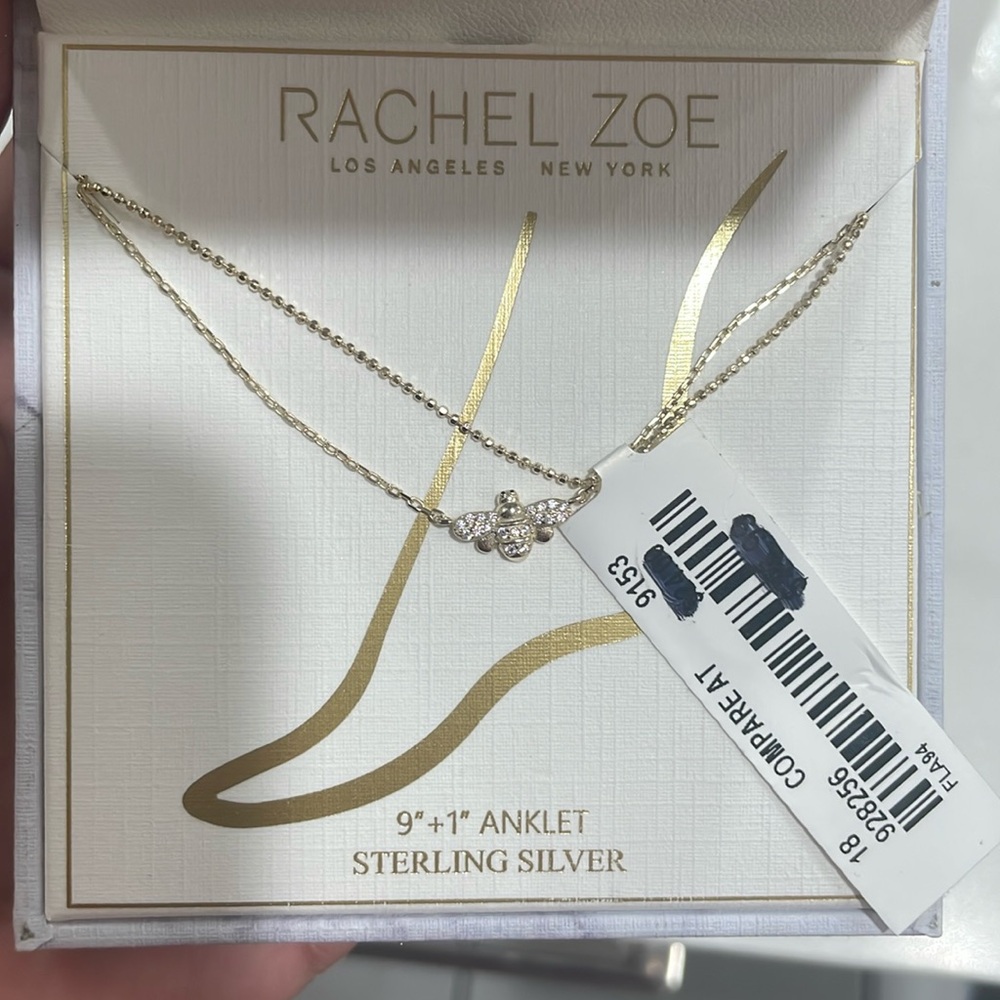 Rachel Zoe bumblebee anklet